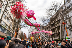 Défilé du Nouvel An Chinois à Paris (75013) le 09/02/2025