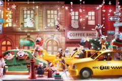 LES VITRINES DE NOËL 2025 DU PRINTEMPS HAUSSMANN À PARIS (75009)