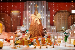 LES VITRINES DE NOËL 2025 DU PRINTEMPS HAUSSMANN À PARIS (75009)