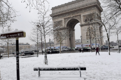 Paris (75) sous la neige les 21 & 22/11/2024