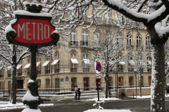 Paris (75) sous la neige les 21 & 22/11/2024